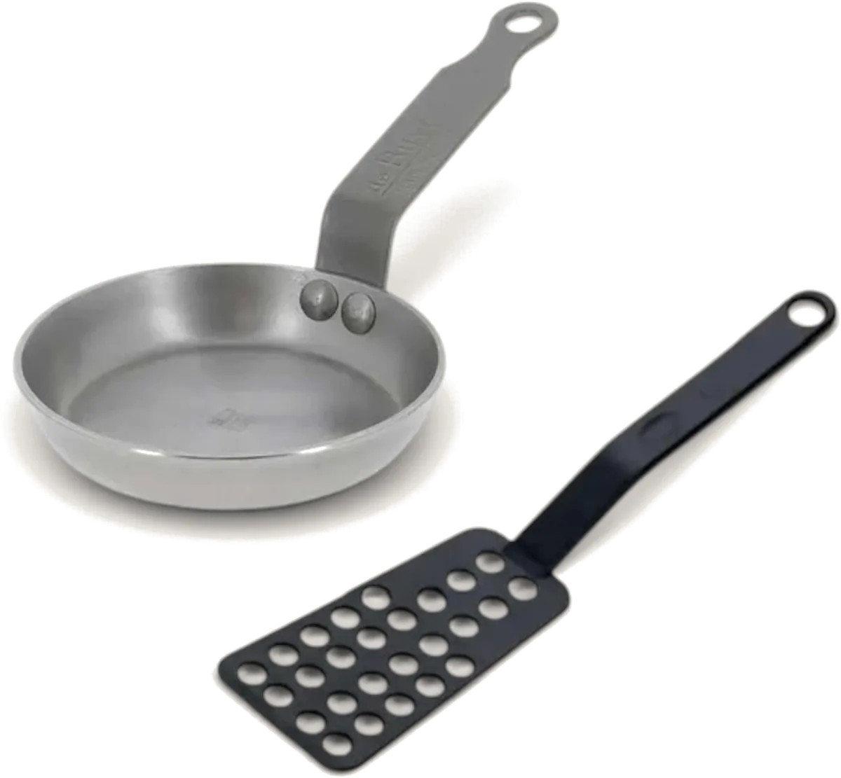 De Buyer MINERAL B Carbon Steel Egg Kit