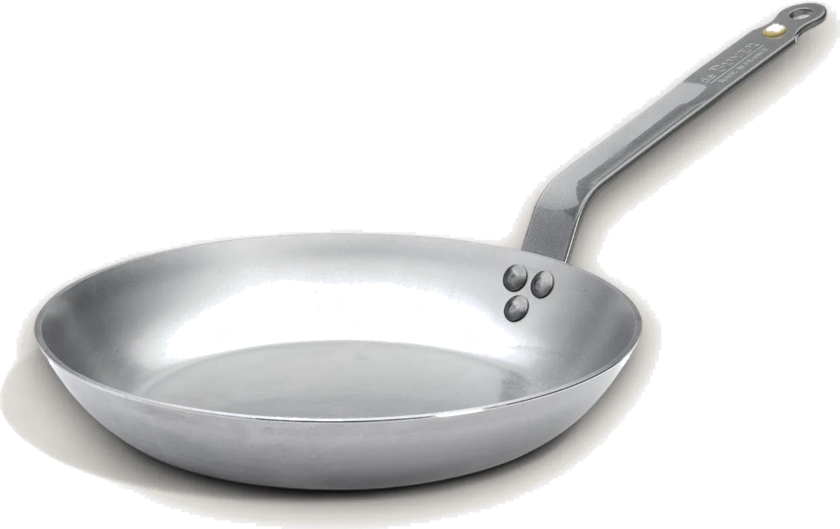 De Buyer MINERAL B Classic Carbon Steel Fry Pan 10.25"