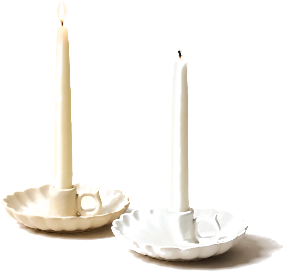 Farmhouse Pottery Cottage Candlestick