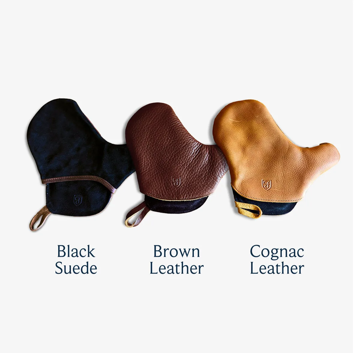 Field Company Leather Oven Mitts, Factory Second