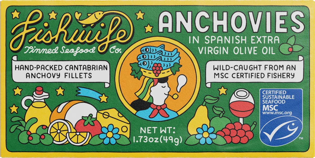 Fishwife Cantabrian Anchovies in Extra Virgin Olive Oil (10-Pack) - WHOLESALE
