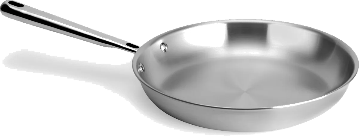 Misen 5-Ply Stainless Steel Frying Pan, 12"