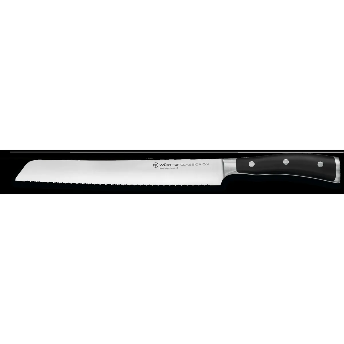 Wüsthof Classic Ikon 9" Precision Double-Serrated Bread Knife